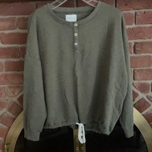 American Eagle Henley sweatshirt
